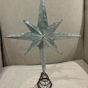 Metallic Star Tree Topper
